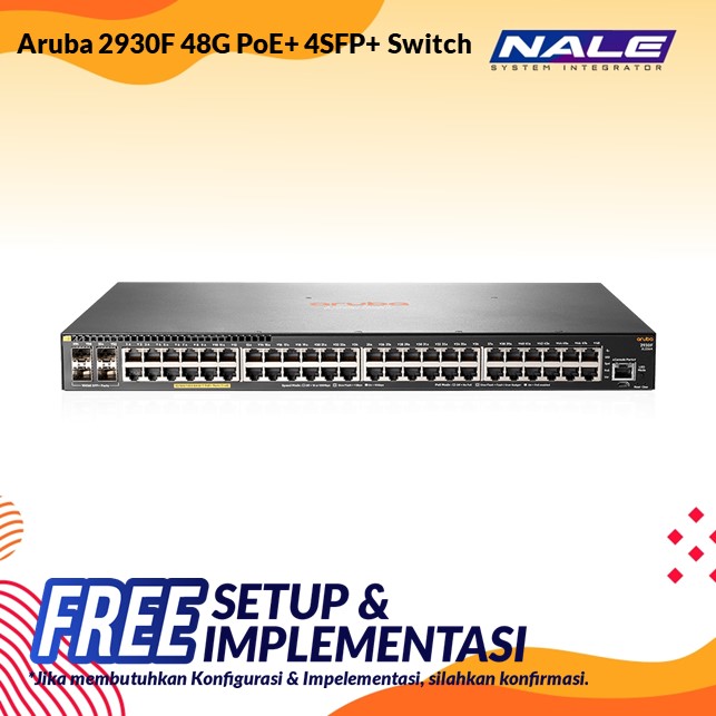 Aruba 2930F 48G PoE+ 4SFP+ Switch Aruba 2930F 48G PoE+ 4SFP+ Switch (JL256A) - Gambar 1