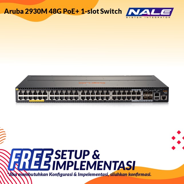 Aruba 2930M 48G PoE+ 1-slot Switch Aruba 2930M 48G PoE+ 1-slot Switch (JL322A) - Gambar 1