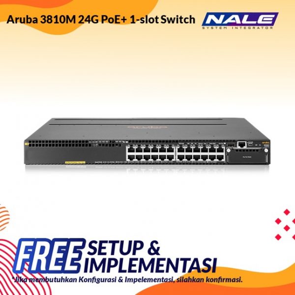 Aruba 3810M 24G PoE+ 1-slot Switch (JL073A)