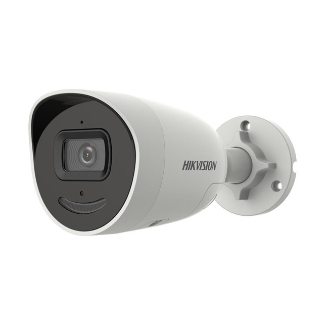 HikVision 4 MP AcuSense Strobe Light and Audible Warning Fixed Bullet Network Camera (DS-2CD2046G2-IU/SL)