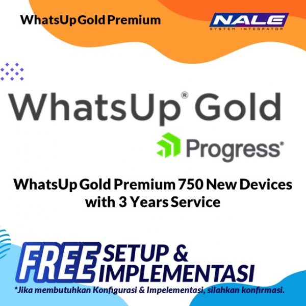 WhatsUp Gold Premium 750 New Devices with 3 Years Service