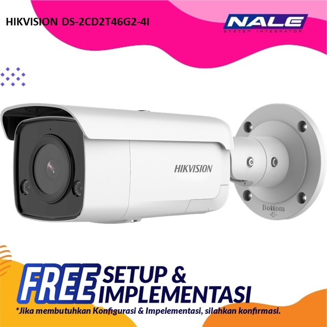 HIKVISION 4 MP AcuSense Fixed Bullet Network Camera (DS-2CD2T46G2-4I)