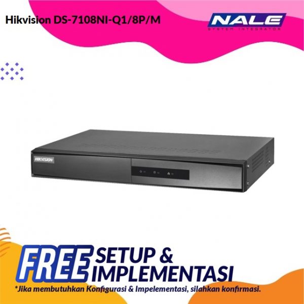 Hikvision 8-ch Mini 1U 8 PoE NVR (DS-7108NI-Q1/8P/M)