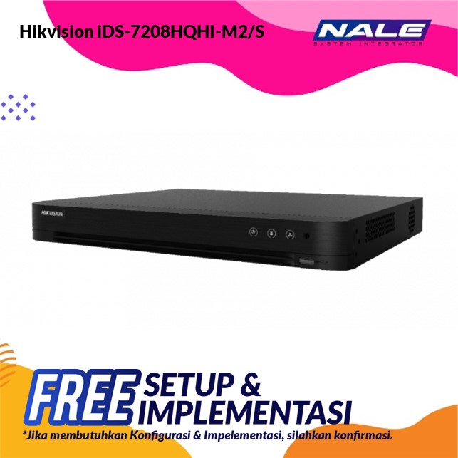 HikVision 8-ch 1080p 1U H.265 AcuSense DVR (iDS-7208HQHI-M2/S)