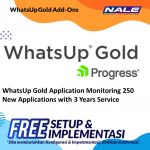 WhatsUp Gold Application Monitoring 250 New Applications with 3 Years Service