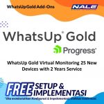 WhatsUp Gold Virtual Monitoring 25 New Devices with 2 Years Service