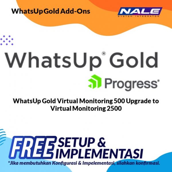 WhatsUp Gold Virtual Monitoring 500 Upgrade to Virtual Monitoring 2500