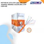 NETVIEL® CAT6 UTP Cable with LSZH Jacketing ORANGE COLOR (NVL-UTP-LSZH-06)