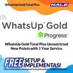 WhatsUp Gold Total Plus Unrestricted New Points with 1 Year Service