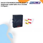 Netviel OTB INDIBOX DINRAIL 12 port ST Singlemode Loaded Splice Accs ( Exclude FO Pigtail ) (NVL-OTB-INB-12/12-SM-ST-S)