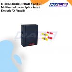 Netviel OTB INDIBOX DINRAIL 6 port ST Multimode Loaded Splice Accs ( Exclude FO Pigtail ) (NVL-OTB-INB-12/6-MM-ST-S)