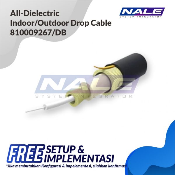 R-001-DN-8G-F49BK/SP29/RNB1: CommScope All-Dielectric Indoor/Outdoor Drop Cable, 1 fiber SM (810009267/DB)