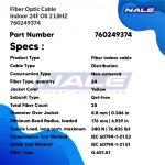 Fiber Optic Cable, Indoor, 24F, OS2, LSZH (760249374) - Gambar 3
