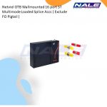 Netviel OTB Wallmounted 16 port ST Multimode Loaded Splice Accs (Include FO Pigtail) (NVL-OTB-WM-24/16-MM-ST-S)
