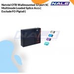 Netviel OTB Wallmounted 12 port SC Multimode Loaded Splice Accs ( Exclude FO Pigtail )(NVL-OTB-WM-24/12-MM-SC-S)
