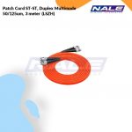 Netviel Patch Cord ST-ST, Duplex Multimode OM2 50/125um, 3 meter (LSZH) (NVL-DPMM2-ST-ST-003)