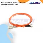 Netviel Patch Cord ST-SC, Duplex Multimode 50/125um, 5 meter (LSZH) (NVL-DPMM2-ST-SC-005)