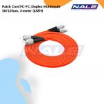 Netviel Patch Cord FC-FC, Duplex Multimode 50/125um, 3 meter (LSZH) (NVL-DPMM2-FC-FC-003)