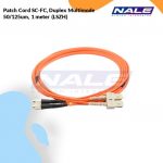 Netviel Patch Cord SC-FC, Duplex Multimode 50/125um, 1 meter (LSZH) (NVL-DPMM2-SC-FC-001)