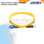 Netviel Patch Cord ST-FC, Duplex Singlemode 9/125um, 3 meter (LSZH) (NVL-DPSM1-ST-FC-003)