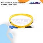 Netviel Patch Cord SC-FC, Duplex Singlemode 9/125um, 1 meter (LSZH) (NVL-DPSM1-SC-FC-001)