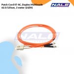 Netviel Patch Cord ST-SC, Duplex Multimode 62.5/125um, 2 meter (LSZH) (NVL-DPMM1-ST-SC-002)