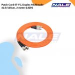 Netviel Patch Cord ST-FC, Duplex Multimode 62.5/125um, 2 meter (LSZH) (NVL-DPMM1-ST-FC-002)
