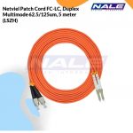 Netviel Patch Cord FC-LC, Duplex Multimode 62.5/125um, 5 meter (LSZH) (NVL-DPMM1-FC-LC-005)
