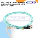 Patch Cord ST-LC, Duplex Multimode 50/125um OM3, 5 meter (LSZH) (NVL-DPMM3-ST-LC-005)