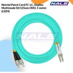 Netviel Patch Cord FC-LC, Duplex Multimode 50/125um OM3, 5 meter (LSZH) (NVL-DPMM3-FC-LC-005)