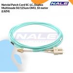 Netviel Patch Cord SC-LC, Duplex Multimode 50/125um OM3, 10 meter (LSZH) (NVL-DPMM3-SC-LC-010)
