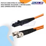 Patch Cord MTRJ-ST, Duplex Multimode 50/125um, 1 meter (LSZH) (NVL-DPMM2-MTRJ-ST-001)