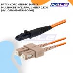 Patch Cord MTRJ-SC, Duplex Multimode 50/125um, 1 meter (LSZH) (NVL-DPMM2-MTRJ-SC-001)