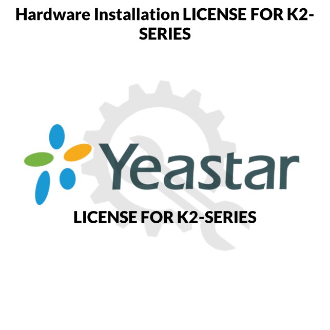 Slide1 Hardware Installation LICENSE FOR K2-SERIES - Gambar 1