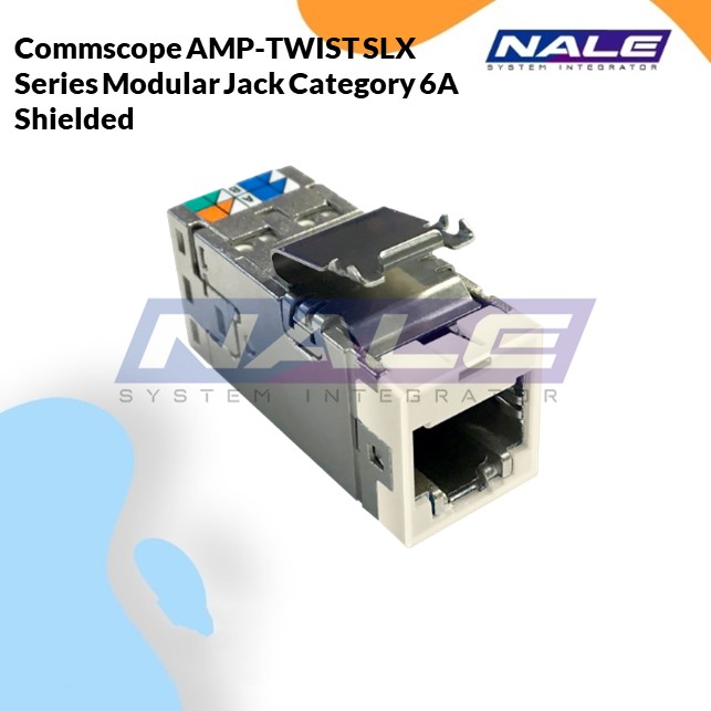 Commscope AMP-TWIST SLX Series Modular Jack Category 6A Shielded (2153449-1)