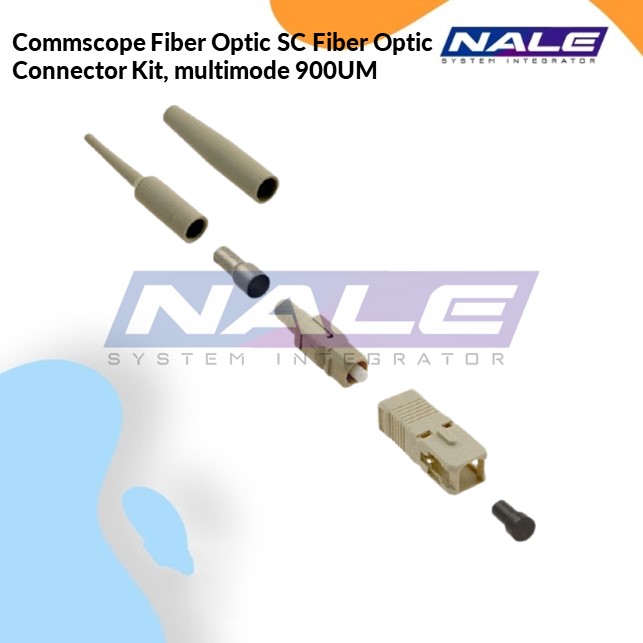 Commscope Fiber Optic SC Fiber Optic Connector Kit, multimode 900UM (5503948-1)