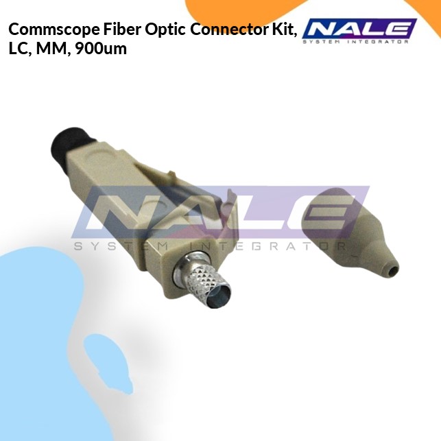 Commscope Fiber Optic Connector Kit, LC, MM, 900um (1918385-1)