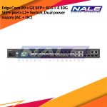 Edge Core 20 x GE SFP+ 4CG + 4 10G SFP+ ports L2+ Switch, Dual power supply (AC + DC) (ECS4120-28Fv2-I)