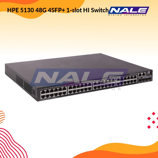 Slide1 HPE 5130 48G 4SFP+ 1-slot HI Switch (JH324A) - Gambar 1