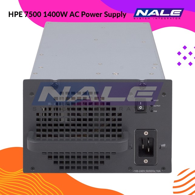 Slide1 HPE 7500 1400W AC Power Supply (JD218A) - Gambar 1