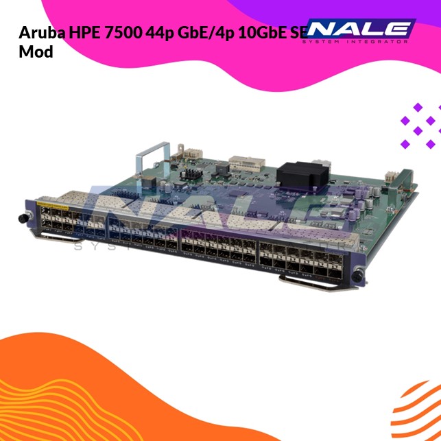 Slide1 Aruba HPE 7500 44p GbE/4p 10GbE SE Mod - Gambar 1