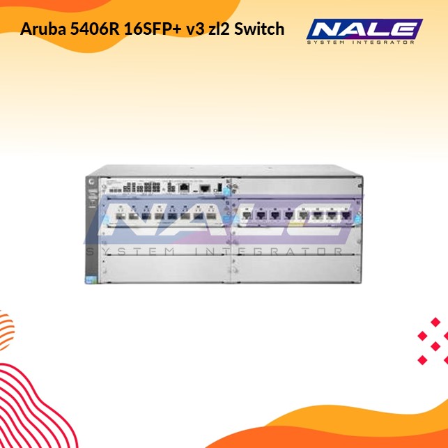 Slide1 Aruba 5406R 16SFP+ v3 zl2 Switch (JL095A) - Gambar 1