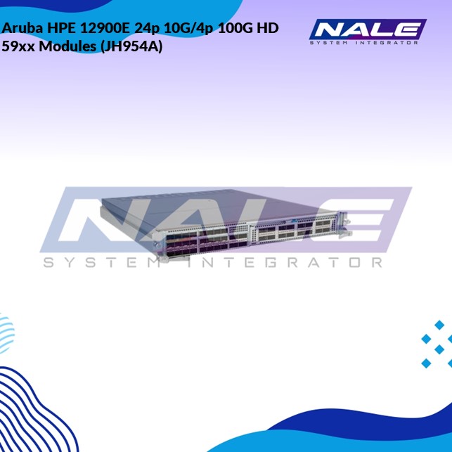 Slide1 Aruba HPE 12900E 24p 10G/4p 100G HD 59xx Modules (JH954A) - Gambar 1
