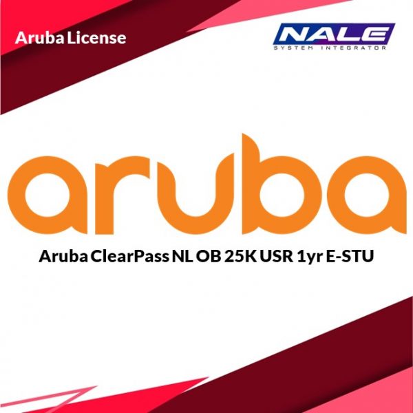 Aruba ClearPass NL OB 25K USR 1yr E-STU