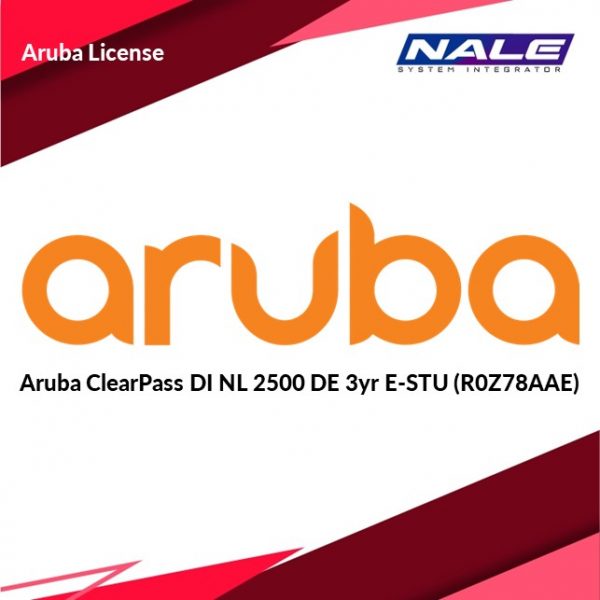 Aruba ClearPass DI NL 2500 DE 3yr E-STU (R0Z78AAE)
