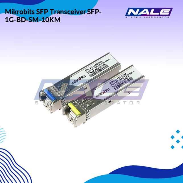 Slide1 Mikrobits SFP Transceiver SFP-1G-BD-SM-10KM - Gambar 1