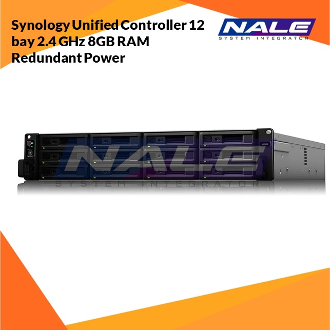 Synology Unified Controller 12 bay 2.4 GHz 8GB RAM Redundant Power (UC3200) - Gambar 1