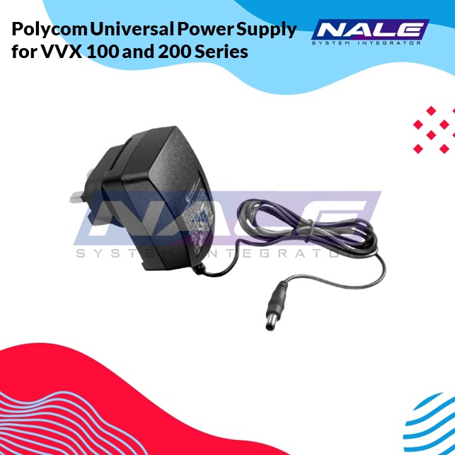 14 Polycom Universal Power Supply for VVX 100 and 200 Series - Gambar 1