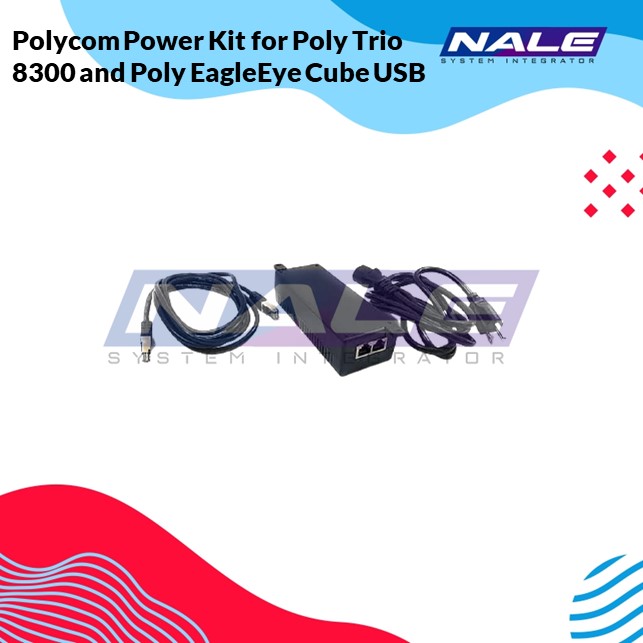 2200-66840-102 Power Kit for Poly Trio 8300 and Poly EagleEye Cube USB - Gambar 1