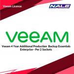 Veeam 4 Year Additional Production  Backup Essentials Enterprise - Per 2 Sockets